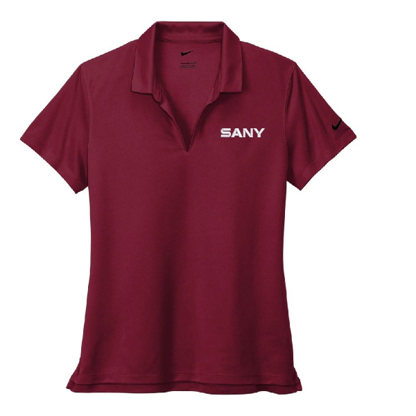 Team Red SANY Women's Nike Polo Product Image on white background