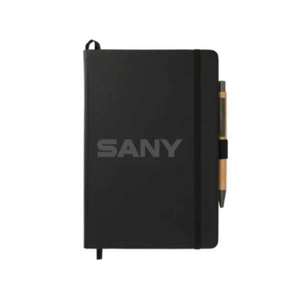 SANY Leather Notebook Set Product Image on white background