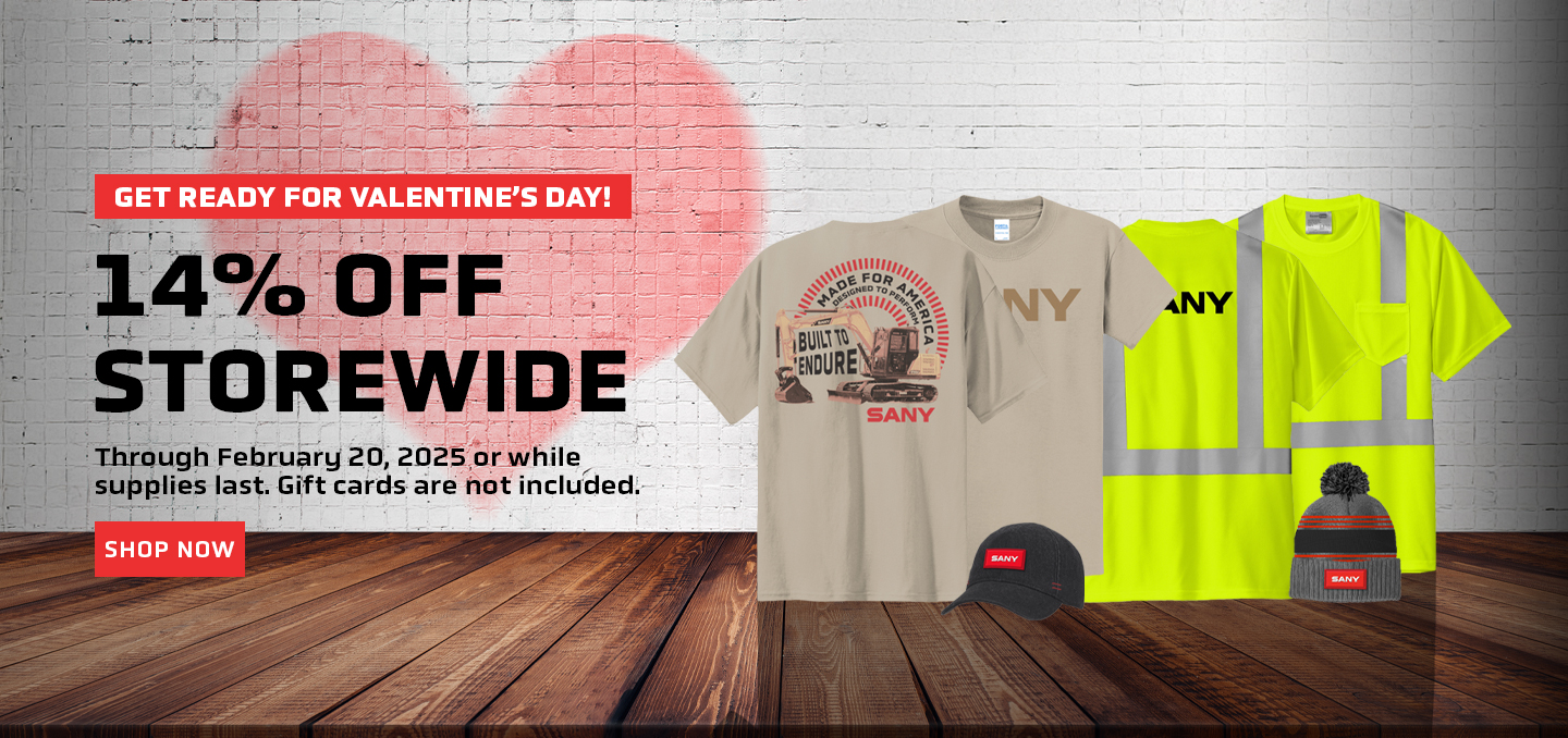 Get ready for Valentines Day. 14 percent off storewide through February 20, 2025 or while supplies last. Gift cards are not included.