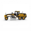 SANY motor grader 1:35 scale die-cast model shown in side profile with detailed blade and articulation