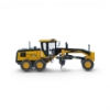 SANY motor grader 1:35 scale die-cast model shown in side profile with detailed blade and articulation