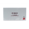 Top or lid view of SANY single drum rollers box with logo and 1:35 scale label