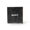 Side panel of SANY SY215C excavator 1:35 scale model box showing SANY logo
