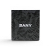 Side of SANY SY650H excavator 1:35 scale model box showing SANY logo