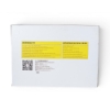 Back panel of packaging showing warning labels, QR code, and safety notices including age restriction under 14